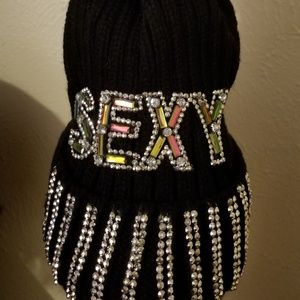 Bling knit cap